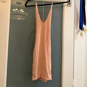 Peach Sleeveless Dress
